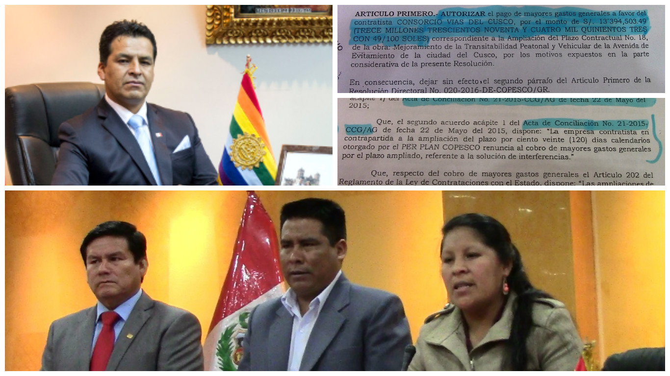 SUTEP CUSCO: Cusco:Gestión de Edwin Licona pagó S/. 13 millones a Odebrecht